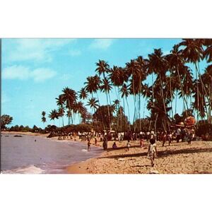 Vintage Malacca Seaside Festival Postcard by A.S.M.K. & Co. Singapore